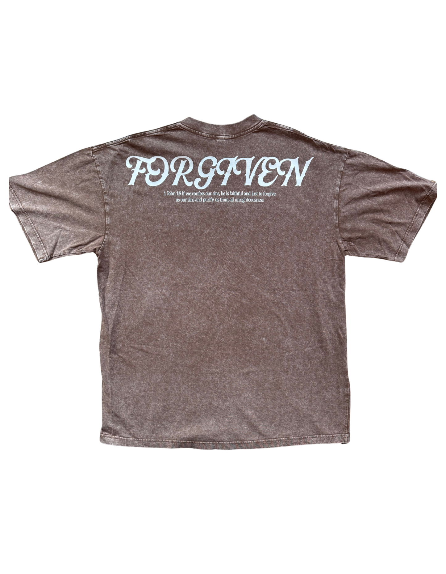 pump cover t-shirt acid washed tan