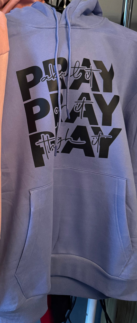 A) small hoodie (pray)