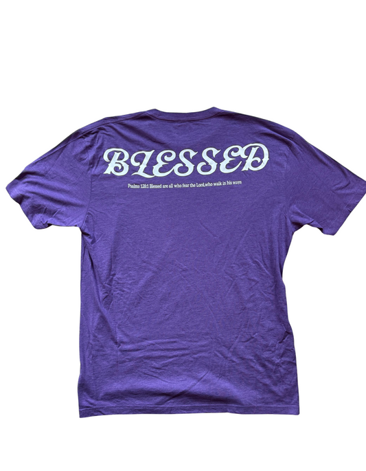 short sleeve t-shirt (purple)