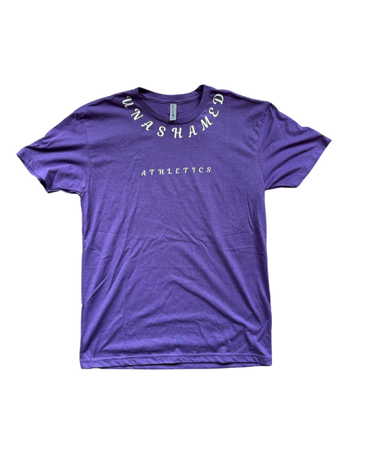 The collar piece t-shirt (med)(purple)